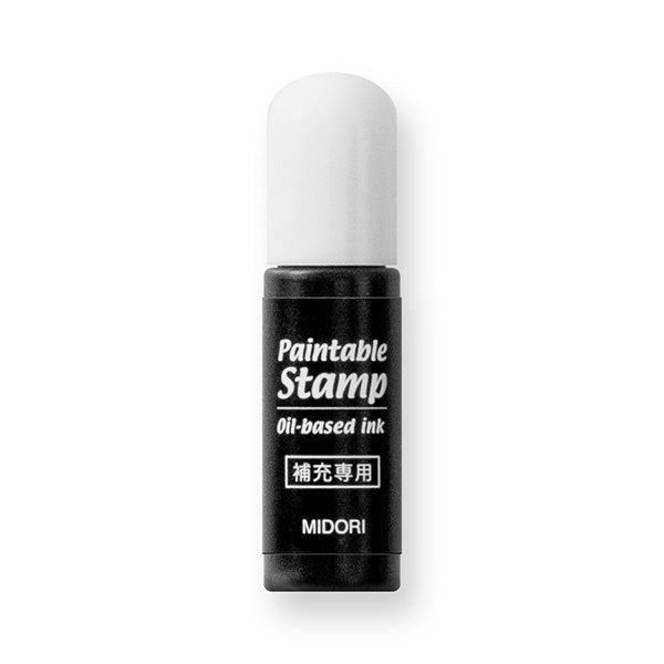 Midori Paintable Stamp Refill Ink Black, Midori, Refill, midori-paintable-stamp-refill-ink-black, , Cityluxe