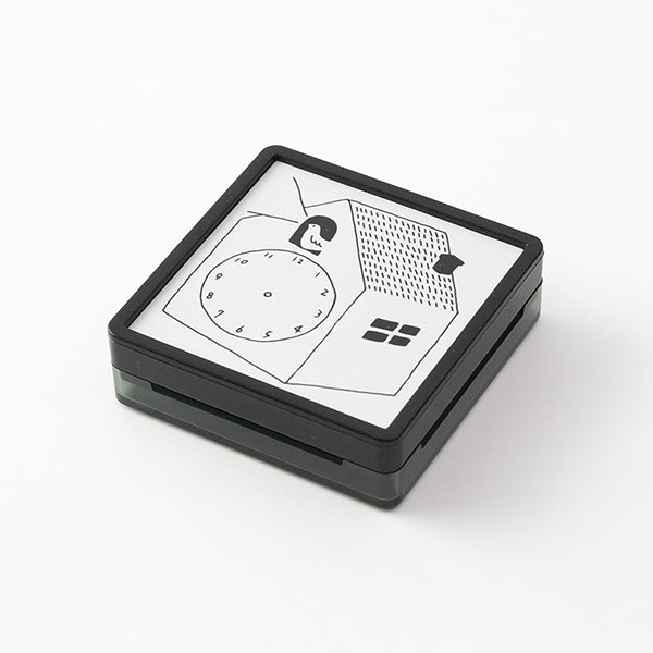 Midori Paintable Stamp Pre-inked Clock, Midori, Stamp, midori-paintable-stamp-pre-inked-clock, , Cityluxe
