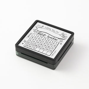 Midori Paintable Stamp Pre-inked habit tracker, Midori, Stamp, midori-paintable-stamp-pre-inked-habit-tracker, , Cityluxe