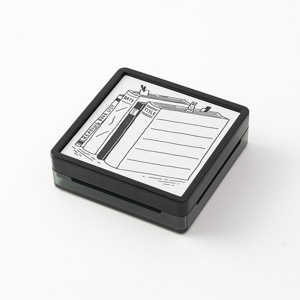 Midori Paintable Stamp Pre-inked Book — side view