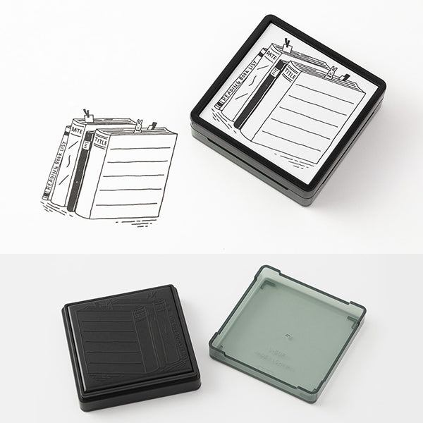Midori Paintable Stamp Pre-inked Book — detail view