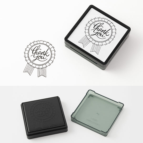 Midori Paintable Stamp Pre-inked Rosette — detail view