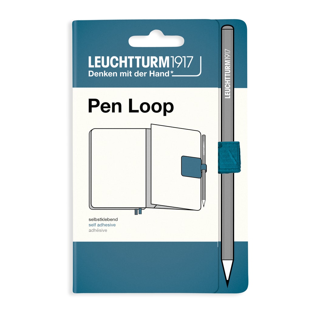 Leuchtturm1917 Pen Loop Stone Blue, Leuchtturm1917, Pen Loop, leuchtturm1917-pen-loop-stone-blue, Blue, Rising Colour, Cityluxe