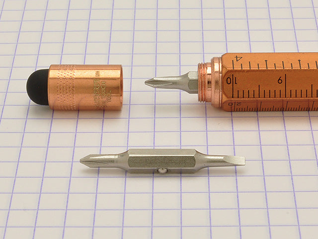 Monteverde Tool Ballpoint Pen, Monteverde, Ballpoint Pen, monteverde-tool-ballpoint-pen-copper, Black, Blue, Brown, can be engraved, Gold, Monteverde, multi functions pen, Orange, Red, Silver, Tool Pen, Yellow, Cityluxe