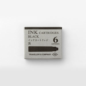 Traveler's Company Ink Cartridge Black, Traveler's Company, Ink Cartridge, travelers-company-ink-cartridge-black, For Travellers, Ink & Refill, standard international short ink cartridges, Traveler, Cityluxe