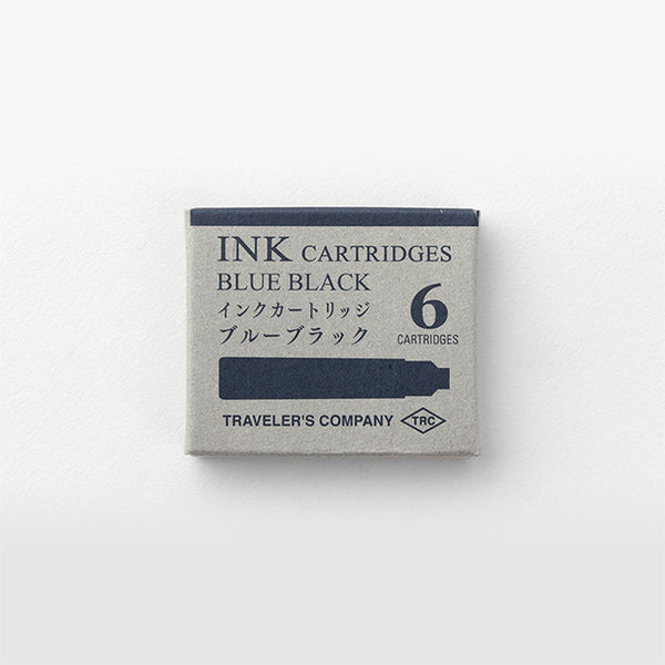 이미지를 갤러리 뷰어에 로드 , Traveler&#39;s Company Ink Cartridge Blue-Black, Traveler&#39;s Company, Ink Cartridge, travelers-company-ink-cartridge-blue-black, For Travellers, Ink &amp; Refill, standard international short ink cartridges, Traveler, Cityluxe
