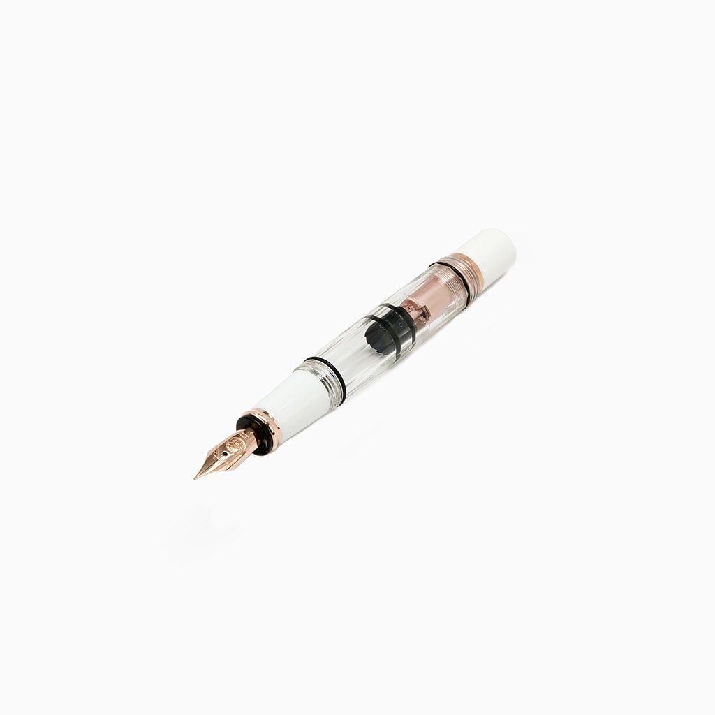 TWSBI Diamond Mini with Rose Gold Trim II Fountain Pen, TWSBI, Fountain Pen, pre-order-twsbi-diamond-mini-with-rose-gold-trim-ii-fountain-pen, can be engraved, Clear, Cityluxe