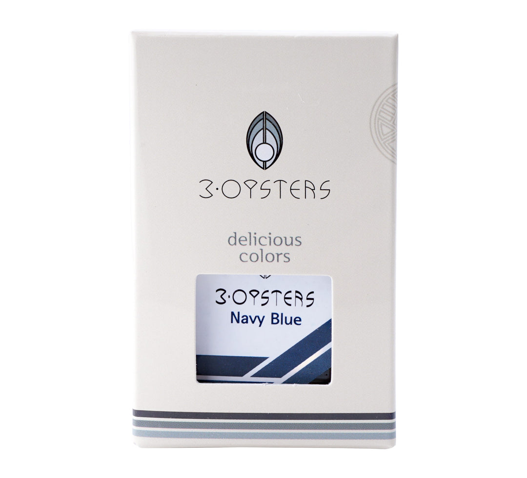 3 Oysters Delicious 38ml Ink Bottle Navy Blue, 3 Oysters, Ink Bottle, oysters-delicious-30ml-ink-bottle-navy-blue, 3 Oysters I.COLOR.U, Blue, Ink &amp; Refill, Ink bottle, Pen Lovers, Cityluxe