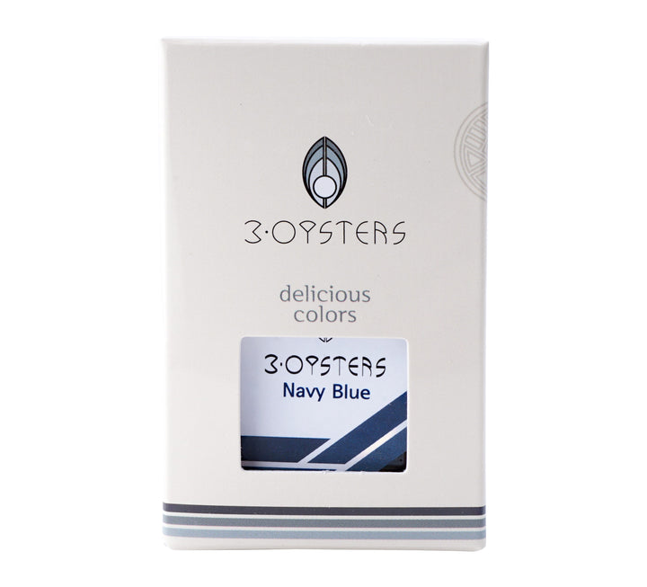 3 Oysters Delicious 38ml Ink Bottle Navy Blue, 3 Oysters, Ink Bottle, oysters-delicious-30ml-ink-bottle-navy-blue, 3 Oysters I.COLOR.U, Blue, Ink &amp; Refill, Ink bottle, Pen Lovers, Cityluxe