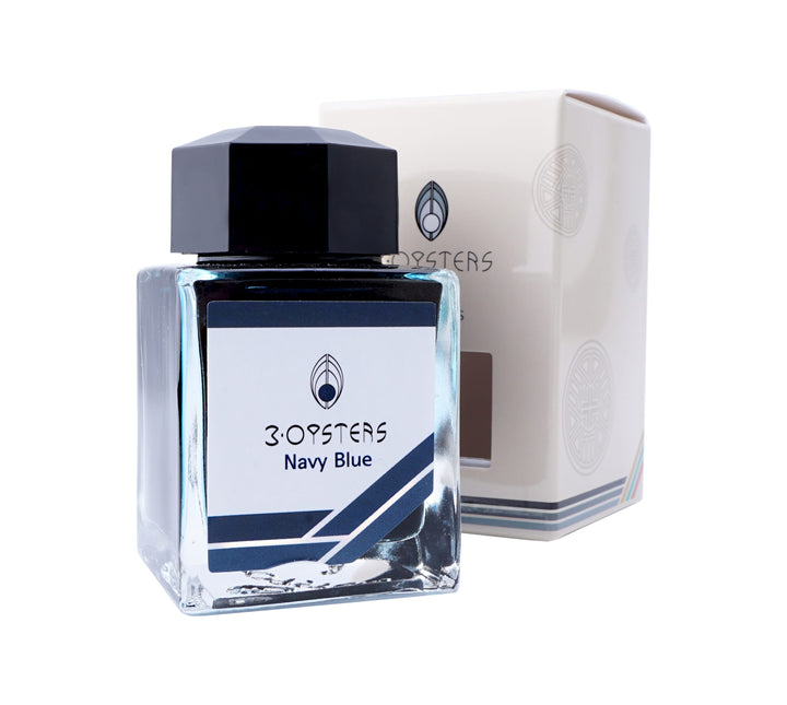 3 Oysters Delicious 38ml Ink Bottle Navy Blue, 3 Oysters, Ink Bottle, oysters-delicious-30ml-ink-bottle-navy-blue, 3 Oysters I.COLOR.U, Blue, Ink &amp; Refill, Ink bottle, Pen Lovers, Cityluxe