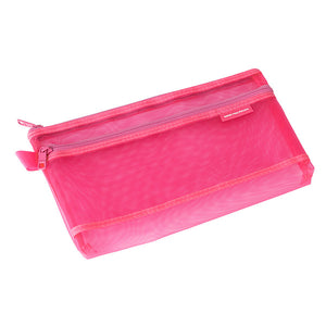 Midori CL Mesh Pen Pouch Pink, Midori, Pen Case, midori-cl-mesh-pen-pouch-pink, , Cityluxe