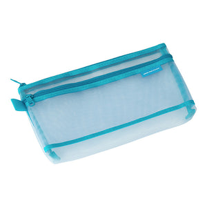 Midori CL Mesh Pen Pouch Blue, Midori, Pen Case, midori-cl-mesh-pen-pouch-blue, , Cityluxe