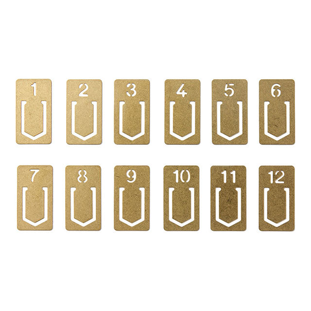 Traveler's Company Brass Clip Number, Traveler's Company, Clip, travelers-company-brass-clip-number, For Travellers, Traveler, Cityluxe