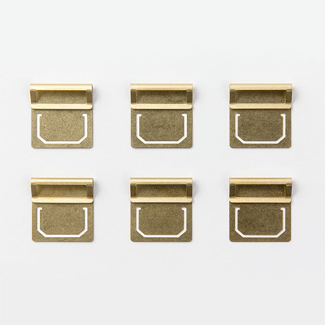 Traveler's Company Brass Index Clip, Traveler's Company, Index Plate, travelers-company-brass-index-clip, For Travellers, Traveler, Cityluxe