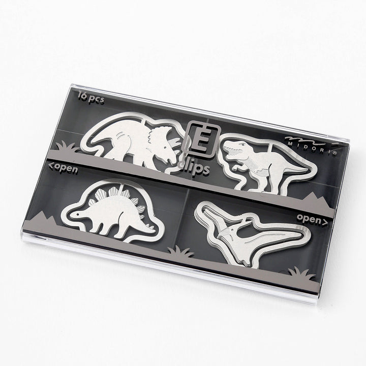 Midori E-Clips Paper Clip Etching Clips Dog / Cat / Rabbit / Bird / Zoo / Dinosaur/ Fruit/ Stationary