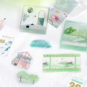 BGM Leisure Time Green Tracing Paper