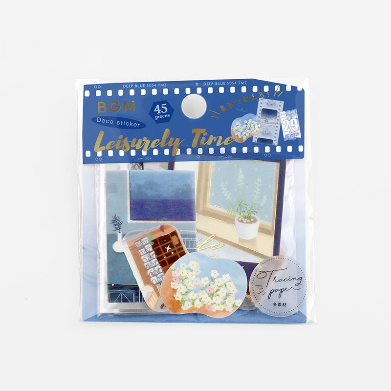 BGM Leisure Time Dark Blue Tracing Paper