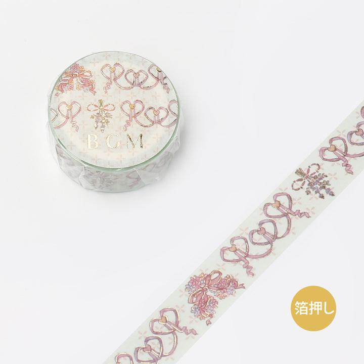 BGM Fairy Tale Ribbon Washi Tape — roll front