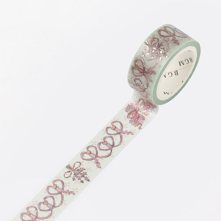 BGM Fairy Tale Ribbon Washi Tape — pattern detail
