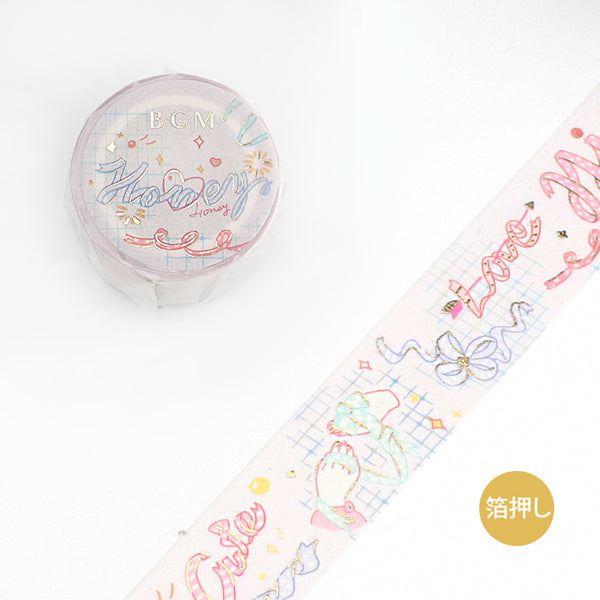 Load image into Gallery viewer, BGM Paradise Ribbon Washi Tape, BGM, Washi Tape, bgm-paradise-ribbon-washi-tape, , Cityluxe
