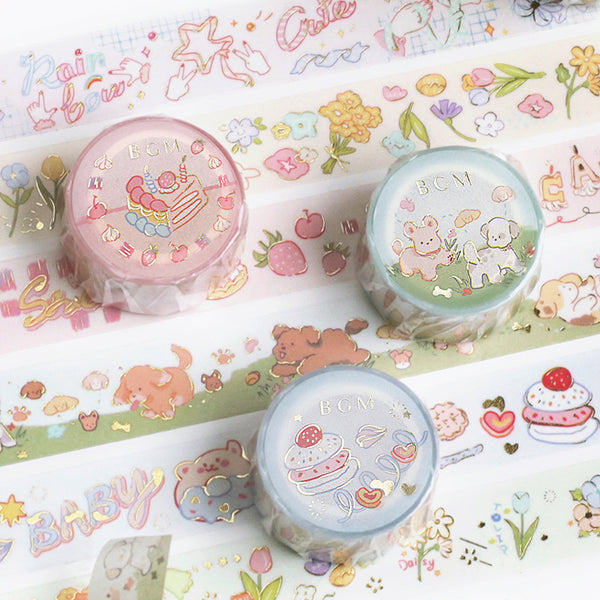 Load image into Gallery viewer, BGM Paradise Ribbon Washi Tape, BGM, Washi Tape, bgm-paradise-ribbon-washi-tape, , Cityluxe

