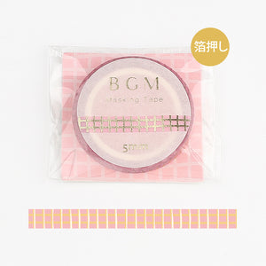 BGM Pink Check Washi Tape, BGM, Washi Tape, bgm-pink-check-washi-tape, , Cityluxe