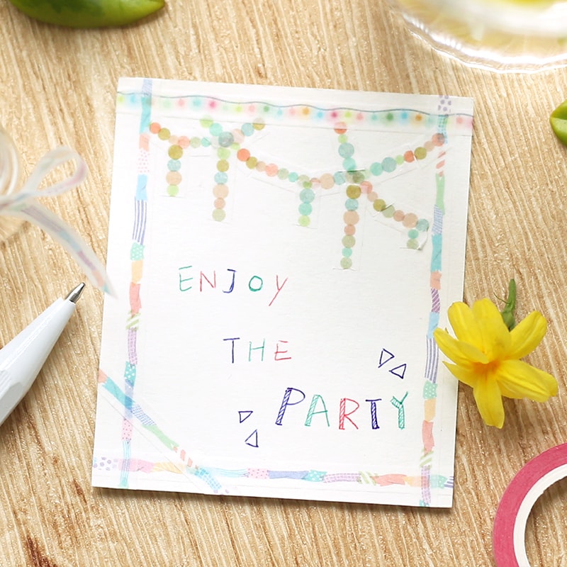 BGM Washi Tape Colorful Tape — roll side