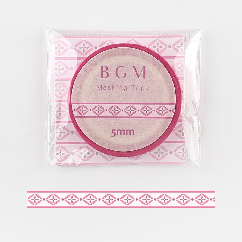 BGM Washi Tape Woven Ribbon Pink, BGM, Washi Tape, bgm-washi-tape-woven-ribbon-pink, , Cityluxe
