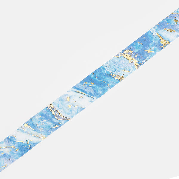 Load image into Gallery viewer, BGM Stone Pattern Sky Blue Masking Tape
