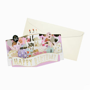 D'Won 3D Pop Up Card Happy Birthday I Love You Like I Love Cake, D'Won, Greeting Cards, dwon-3d-pop-up-card-happy-birthday-i-love-you-like-i-love-cake, , Cityluxe