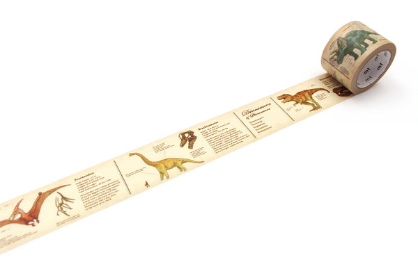 Load image into Gallery viewer, MT EX Washi Tape - Encyclopedia Dinosaur
