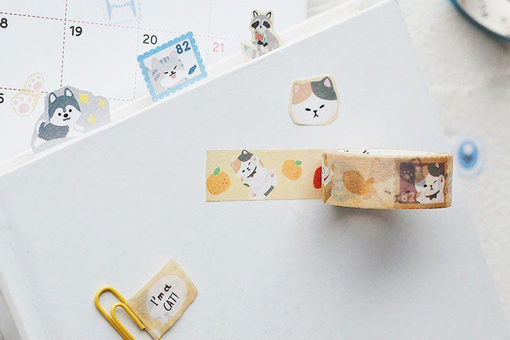 BGM Fox Masking Tape — applied on surface