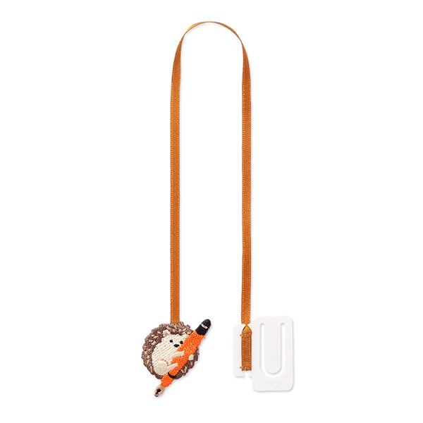 Midori Embroidery Bookmarker Hedgehog, Midori, Accessory for Schedule Planner, midori-embroidery-bookmarker-hedgehog, , Cityluxe