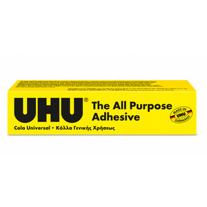 UHU All Purpose Adhesive Glue - 60ml - Pack of 12 Tubes