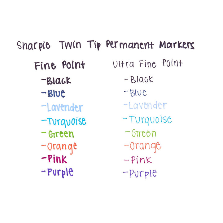 Sharpie Twin Tip Permanent Marker — detail view