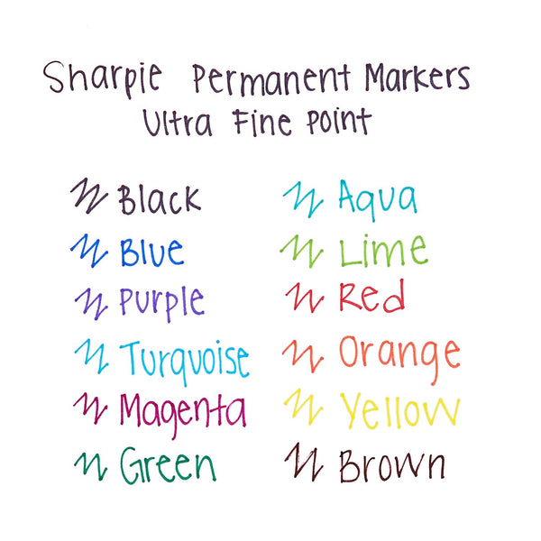 画像をギャラリービューアに読み込む, Sharpie® Ultra Fine Permanent Markers, Sharpie, Marker, sharpie-ultra-fine-permanent-markers, Multicolour, Cityluxe
