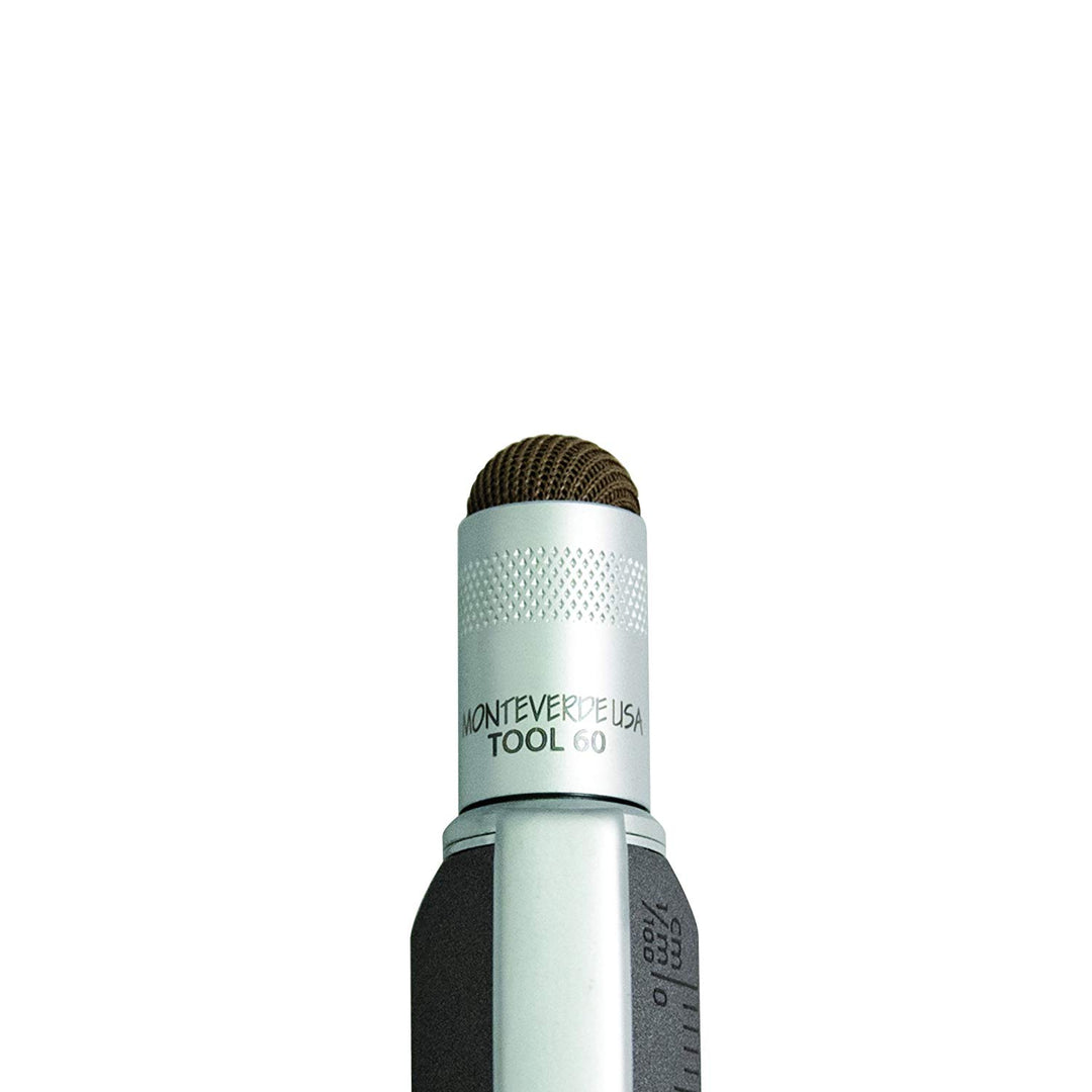 Monteverde Tool 60 Ballpoint Platinum Grey — barrel detail