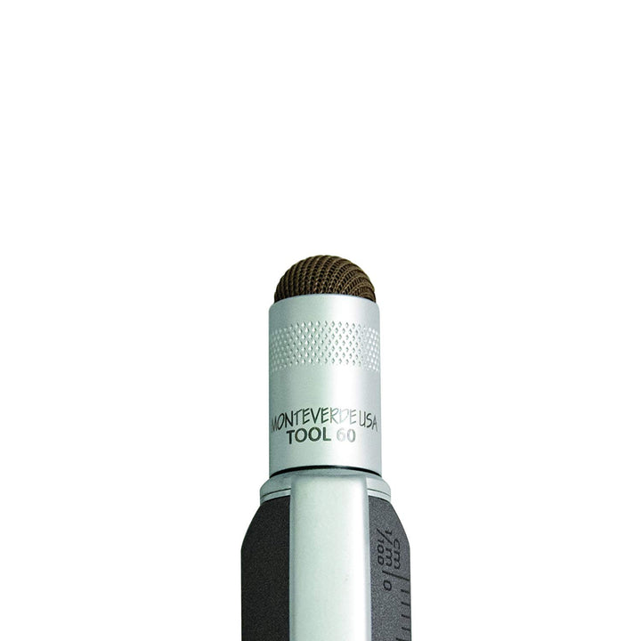 Monteverde Tool 60 Ballpoint Platinum Grey — barrel detail