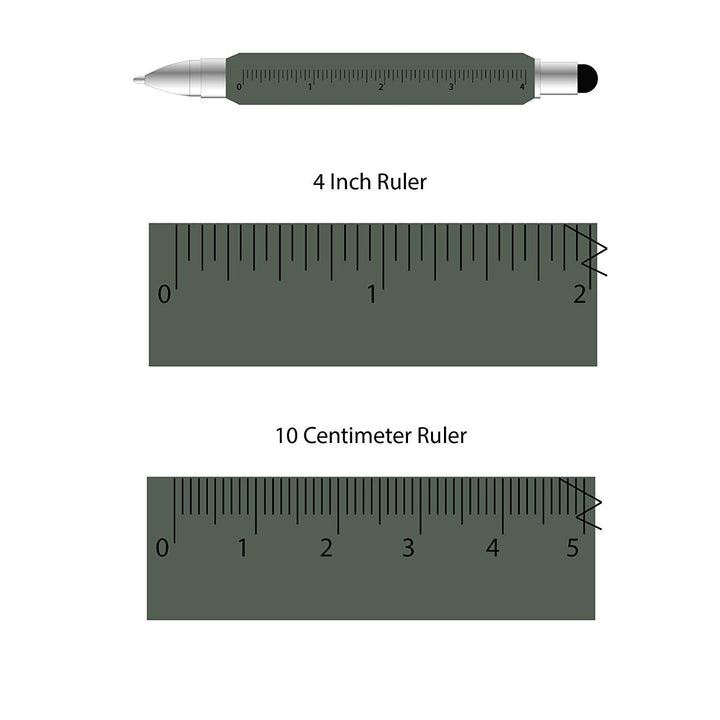 Monteverde Tool 60 Ballpoint Platinum Grey — flat lay