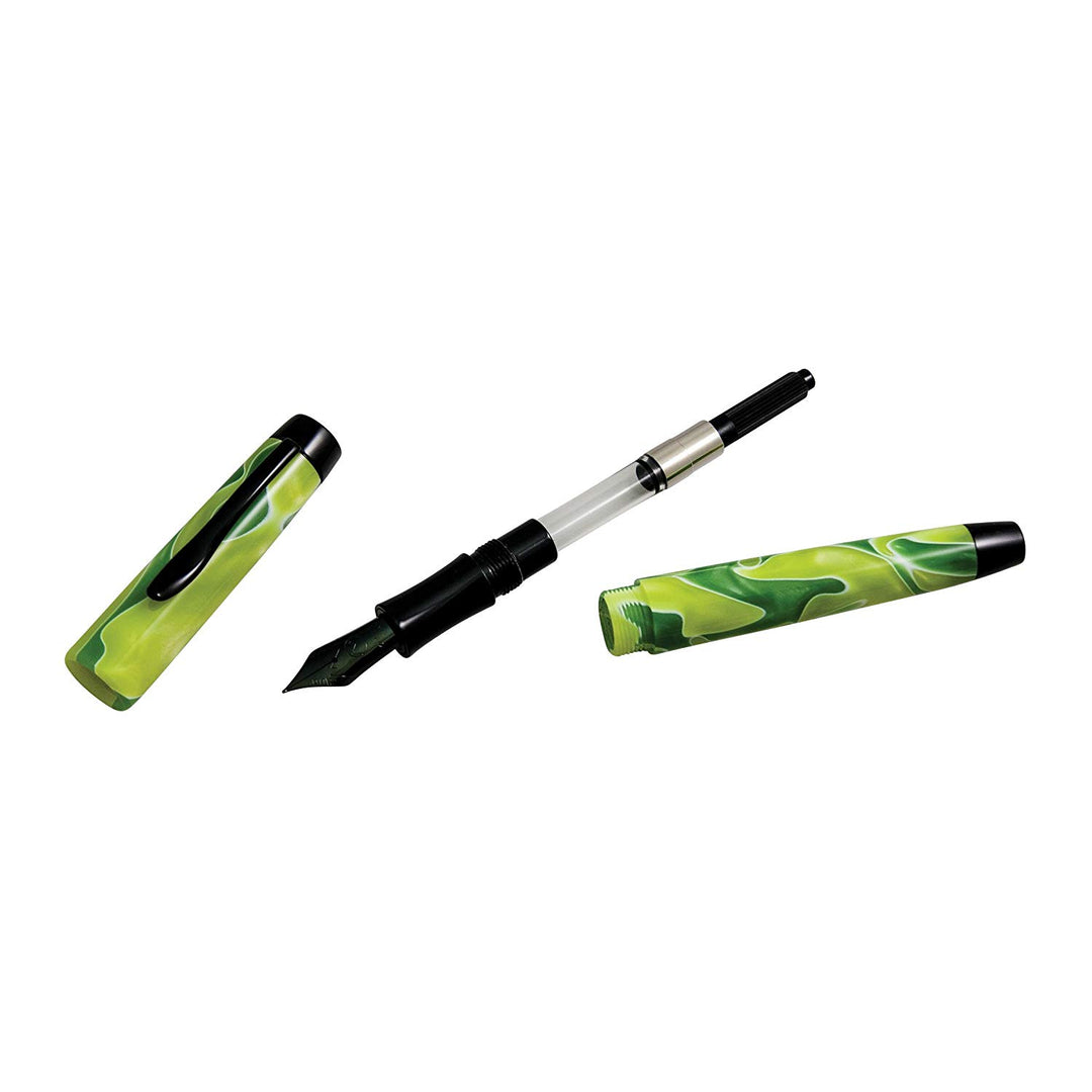 Monteverde Intima Fountain Pen Neon Green Medium — engraving example