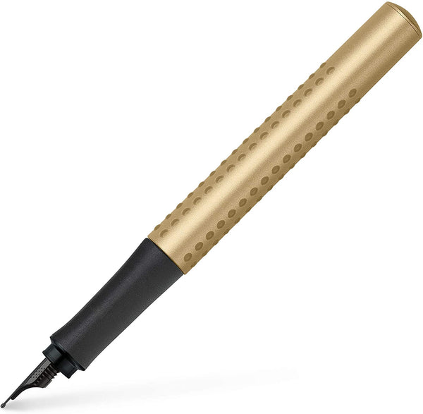 Load image into Gallery viewer, Faber-Castell Grip Edition Fountain Pen &amp; Ballpoint Pen Set Gold, Faber-Castell, Gift Set, faber-castell-grip-edition-fountain-pen-ballpoint-pen-set-gold, Gift Set, Cityluxe
