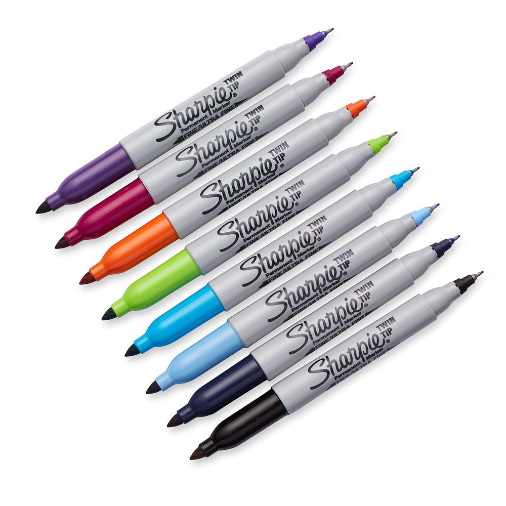 Sharpie Twin Tip Permanent Marker, Sharpie, Marker, sharpie-twin-tip-permanent-marker, Multicolour, Cityluxe