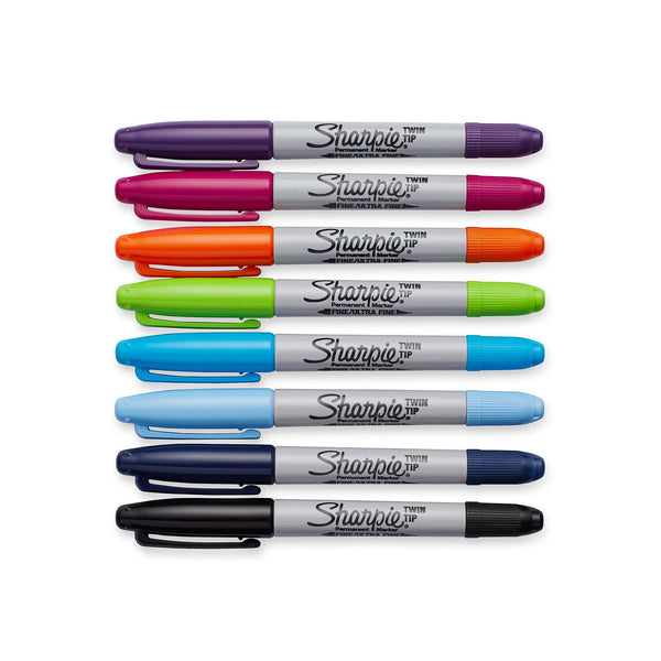 Load image into Gallery viewer, Sharpie Twin Tip Permanent Marker, Sharpie, Marker, sharpie-twin-tip-permanent-marker, Multicolour, Cityluxe

