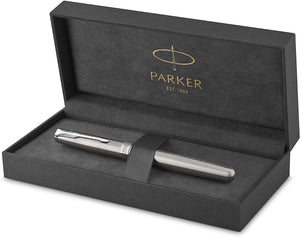 Parker Sonnet Stainless Steel CT Fountain Pen, Parker, Fountain Pen, parker-sonnet-stainless-steel-ct-fountain-pen, can be engraved, Cityluxe