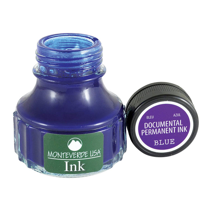 Monteverde 90ml Ink Bottle Document Permanent Blue, Monteverde, Ink Bottle, monteverde-90ml-ink-bottle-document-permanent-blue, Blue, Ink &amp; Refill, mv pens, Cityluxe