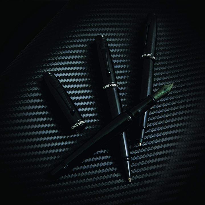 Monteverde Invincia Color Fusion Stealth Ballpoint Black, Monteverde, Ballpoint Pen, monteverde-invincia-color-fusion-stealth-ballpoint-black, Black, can be engraved, mv pens, Cityluxe