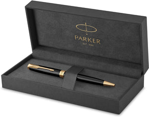 Parker Sonnet Lacquer Black GT Ballpoint Pen, Parker, Ballpoint Pen, parker-sonnet-lacquer-black-gt-ballpoint-pen, Black, can be engraved, Cityluxe