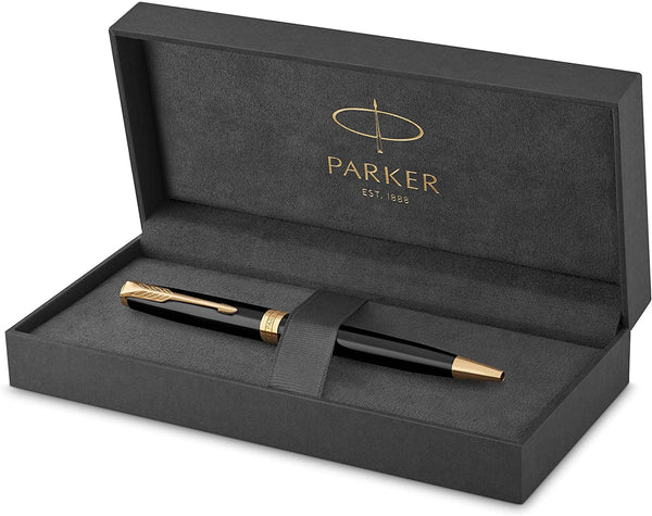 Load image into Gallery viewer, Parker Sonnet Lacquer Black GT Ballpoint Pen, Parker, Ballpoint Pen, parker-sonnet-lacquer-black-gt-ballpoint-pen, Black, can be engraved, Cityluxe
