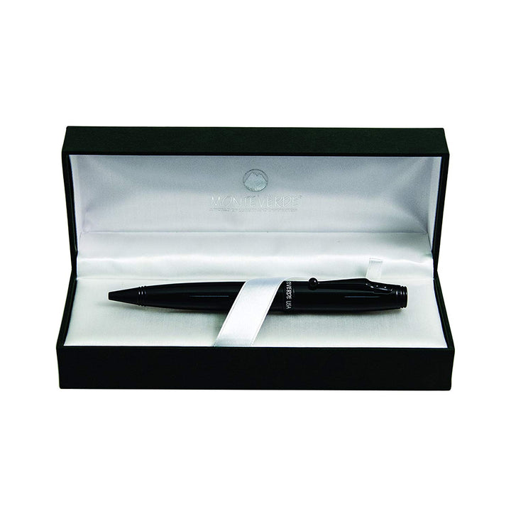 Monteverde Invincia Color Fusion Stealth Ballpoint Black, Monteverde, Ballpoint Pen, monteverde-invincia-color-fusion-stealth-ballpoint-black, Black, can be engraved, mv pens, Cityluxe