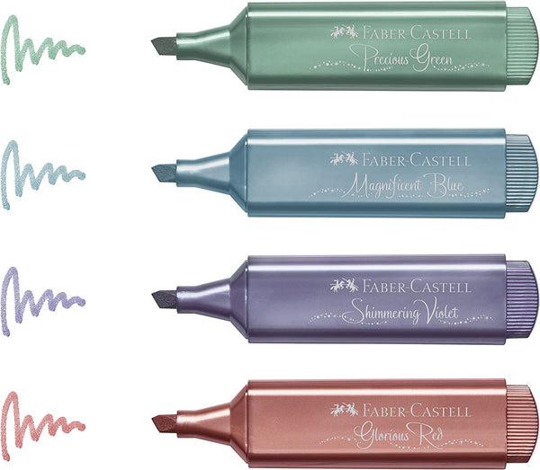 Load image into Gallery viewer, Faber-Castell Highlighter TL 46 Metallic Shimmering Violet
